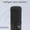 Microfones BM65 USB Condenser Microphone Studio Gaming Stream Singing Karaoke for PC Computer Recording Mic