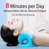 Massager nacke och axelavslappnande livmoderhalscervikaluppanordning Relief Cervical Spine Alignment Chiropractic Pillow Neck Massage Bår