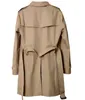 Designer des trenchs pour femmes Sanderson Edition pour le trench-coat de la longueur masculine mbyj