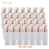 Bottiglie 10/30/50pcs in plastica Distributore di schiuma ciglia Bottiglia cosmetica Pompa bottiglia a bottiglia a faccia a bottiglia vuota sapone rosa in oro rosa