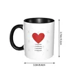 Mugs I Overthink Overlove Overfeel Coffee Kawaii One Size Four Seasons Practical Cups Decorative