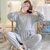 Sleep Lounge 65% pure cotton maternity care pajama set spring and autumn pajamas maternity pajamas