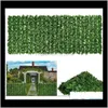 Forniture Gardenartificial Festive Home Leaf Garden Fence Roll rotolo UV Fade Privacy Privacy Paesaggio Pannello Idera DECORMATIVO