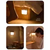 Luci notturne Sensore Body Luce LED ricaricabile wireless con mobili a sfarfallio super luminoso