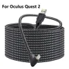 Óculos 3/5/6m para Oculus Quest 2 Link Cabo USB 3.0 Cabos de carga rápida para Quest2 VR Transferência de dados Fast Charge