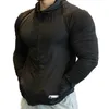 Herrenjacken Neue Winter- und Herbst -Kapuze -Sweatshirt Herren Hut Reißverschluss Jacke Fitness Fitness Sportbekleidung Top auf der Linie Herren Sportbekleidung 2022L2404