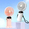 Autres appareils électroménagers Handheld Mini ventilateur 5000mAh USB Charge Mini Fan électrique pliant portable adapté aux voyages en plein air des étudiants J240423