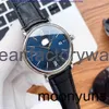 Luxusbrand Watch IwCity Designer Männer Luminous Arms Watch Mens Leder 40 mm geeignet für große Pilotuhren mit Berto Fino Portugiesisch Modegeschäft 0xxs