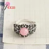 Cluster Rings Nice Opal 925 Sterling Silver Trendy Ring Wholesale Prong Setting Gift For Lover/Girlfriend/Mother Factory Price