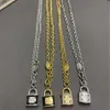 Bijoux de créateurs Viviane Viviennes Westwood Jewelry Pendant Collier Lacquer Resin Lock Chain Saturn Collier Classic Personalité Lumière Tempérament de luxe