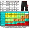 X-Tiger Mens Cycling Shorts с 5D GEL PAD-велосипедным велосипедным велосипедным велосипедом вниз по склону.