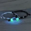 Strands 2pcs Fashion Coppia luminosa braccialetti per donne uomini simpatici animali da cielo moon stella blocco a ciondolo gioiello amante dell'amicizia doni