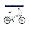 Bicicleta de bicicleta de bicicleta dobrável Bateria de lítio Homens, mulheres que dirigem bateria de bateria para adultos de pilota