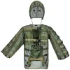 Lock Sniper Tog Ghillie Suit Fundação Hidratação Compatível Sniper Sniper Coats Viper Capuzes Exército Verde/Preto