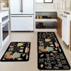 Mat de cuisine tapis long tapis tapis absorbant non glisser le salon du sol