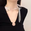 Colliers Petits, collier d'organza de mode Chokers pour femmes en dentelle de lacet fleuris