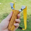 Arrow Professional Shooting Slingshot With Rubber Bands Aluminum Catapult Outdoor Hunting Shooting Slingshot