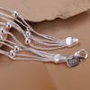 Beaded Hot Sell Fashion Fine Product 925 Sterling Silver Sieradenketen Kralen armbanden voor schattige dame vrouwen geschenken gratis verzending H234 240423