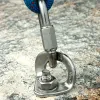 Accessories XINDA Professional Rock Climb Fastening Bolt Fixed Point Expansion Screw Piton Karabiner Rock piton Nut Outdoor Sports Equipment