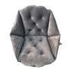 Almohada almohadilla de respaldo sin deslizamiento para adultos silla monocromática sofá jardín solar salón espesor almohadas de piso