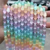 Loose Gemstones 8 12mm Dyed Color Multicolor Selenite Stone Barrel Shape Beads Smooth Spacer For Jewelry Making Diy Necklace Bracelet