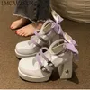 Klädskor kawaii lolita tjejplattform Mary Jane Punk Star Moon Buckle Strap Super High Heels 2024 Kvinnliga coola nitpumpar