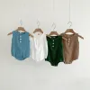 One-Pieces Baby Infant Newborn Girls&boys Comfort Button Sleeveless Romper Jumpsuit Bodysuit Summer Clothes