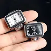 Clusterringe Individualität Vintage Punk Elastic Dehnbar Quarz Uhr für Frauen Mann Hip-Hop Metal Uhren Fingerringzubehör