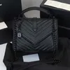 Ontwerper Handtassen Zakken Echte lederen handtas ketting sloten messenger tas luxe portemonnee crossbody schouder dames dame messenger winkelen body body portemonnee