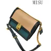 Tas slangenpatroon 2024 herfst en winter schouder messenger ketting paneel doos kleine vierkante zakken vrouwen tas handtassen