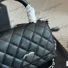Mangueira de luxo feminino Hanking Bolsa Bolsas Bolsas Correntes de Correia Crossbody ombro Mini Diamond Lattice Burse Vanity 19x12cm