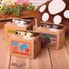 Toys Panda Coin Box Kids Money Bank Automated Cat Thief Money Boxes Toy Gift for Children Coin Piggy Money Saving Box Christmas Gift