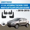 GOPERS FLAPS MUD 4pcs/Set Fit para 2010 2015 Hyundai IX35 FLAP FLAP FLAPS Splash Guard Guardar Fender Accesorios de guardabosques