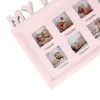 Frames Creative DIY 012 meses Baby "My First Year" Picture Sovevenir Children's Growth Memory Gift Display Plástico Photo Frame