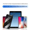 Banka 10000mAh Taşınabilir Qi Kablosuz Şarj Cihazı Xiaomi İPhone için Harici Pil Hızlı Kablosuz Şarj Powerbank POVERBANK