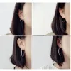 Boucles d'oreilles petites grandes cercles femmes boucles d'oreilles exagérées boucles d'oreille de cerceau lisses lisses rond boucles d'oreille en acier inoxydable bijoux en gros