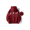 Designer Luxe Kanyes Classic Gedrukt losse casual pluche comfortabele dikke hooded hoodie voor mannen en vrouwen