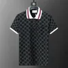 2024 Summer Kleidung Luxus Designer Polo-Shirts Männer lässige Polo Mode Snake Bienendruck Sticker T-Shirt High Street Herren Polos Größe M-3xl 09