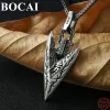 Pendants Bocai S925 STERLING Silver Charms Pendants pour femmes hommes New Fashion Creative Retro Arrow Amulet Bijoux Livraison gratuite