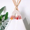 Decorative Figurines Wall Hanging Ornament Macrame Rainbow Home Decors For Nursery Dorm Kids Room