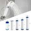 Purificatori 5 pezzi Filtro per doccia PP Filtri di cotone Cartuccia Sostituzione Purificazione dell'acqua Accessorio per bagno Spruzzatrice