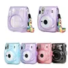 Accesorios de bolsas de cámara para Instax Mini 11 Crystal Clear Case de protección Bag Fuji Fujifilm Instax Bolsa de cámara Instax Mini 11 Caso de protección de caída