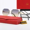 Designers Marca Óculos de sol Classic óculos óculos de óculos de leopardo quadrado de óculos de sol para homens homens de metal acionando pesca uv400 Óculos de sol 7 cor com caixa ct7234 j972