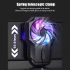 Kylare 6000 rpm Portable Cooling Fan Game Mobiltelefon Cooler Heat Sink Typec Gaming Radiator Cooling Tool för iPhone/Samsung/Xiaomi