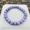 Strand 6/8/10 mm romantische Lavendel -Achat -Steinarmbänder für Frauen Natural Armband Heilung Kristallperlen Braket Handschmuck