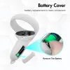 Okulary regulowany pasek kostki dla Oculus Quest 2 Controller Cover Count Akumulatory