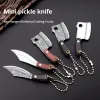 Knivar 3st rostfritt stål kniv mini vegetabilisk kniv innebär förmögenhetskniv demontering och leverans icke vikande kreativ pendellkniv