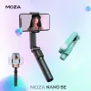 Gimbal Moza Nano se Gimbal Stabilizer Phone dobrável Phone Gimbal Selfie Stick para smartphone iphone 11 pro max/xs/samsung vlog youtube