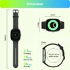 Montre-bracelets Anyloop Alw1 Smart Watch 20 + Sports Modes Bluetooth Call Smartwatch 1.69 Affichage AMOLED AMOLED EMPRÉPORT SMARTHWHATCH 240423