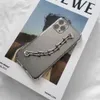 Cell Phone Cases Korean Clavicle Chain Bracelet Phone Case For iPhone 15 14 13 12 Mini XR X XS Max 6 7 8 Plus 11 SE 2020 ShockProof Back Cover d240424